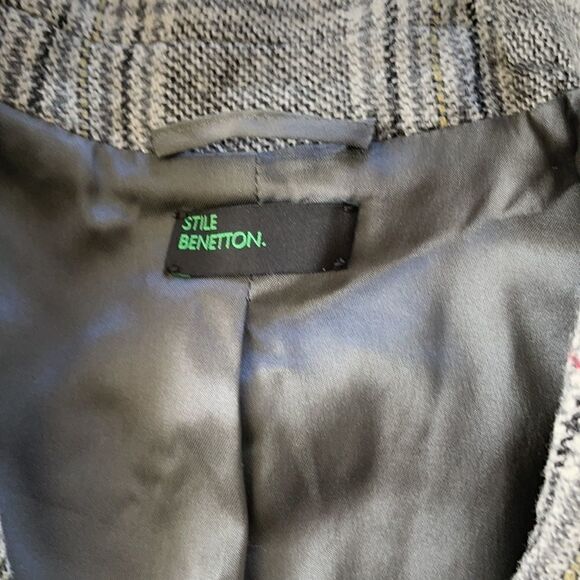 Benetton Houndstooth Blazer  - Picture 5 of 12